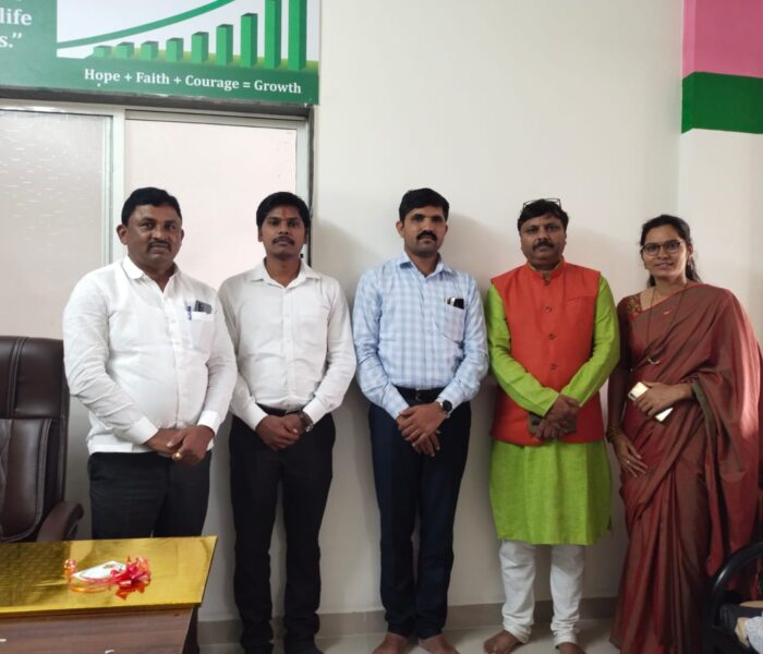 PSI Navnath ji Andhale visited our office.